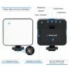 PULUZ luz de vídeo LED 100 LEDs 5W bi-color 2900-6500K USB-C suporte de rosca de 1/4 polegadas para câmara/telefone PU4141B