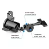 PULUZ suporte de espelho para mota, quad, scooter, bicicleta - suporte universal de guiador e braço de espelho para smartphone, action cam, GoPro - PU1056B