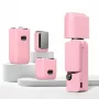 PULUZ conjunto de mala de proteção 6-em-1 para DJI Osmo Pocket 3 - rosa TPU/PU