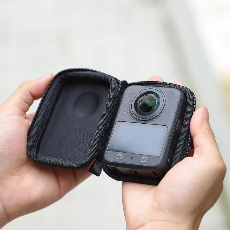 SUNNYLIFE Bolsa de transporte rígida mini para DJI Osmo Pocket 3 - preto