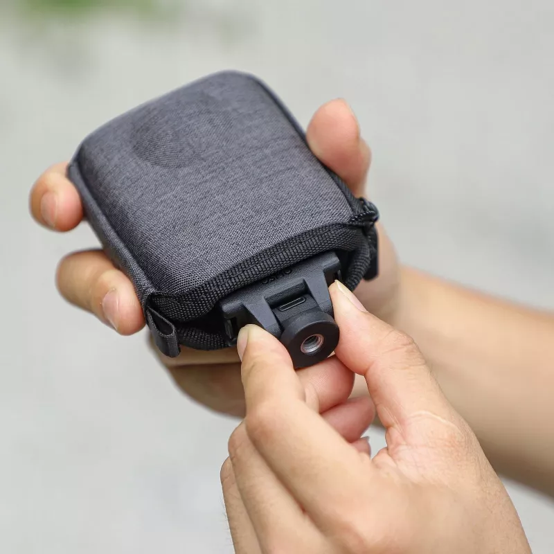SUNNYLIFE Bolsa de transporte rígida mini para DJI Osmo Pocket 3 - preto