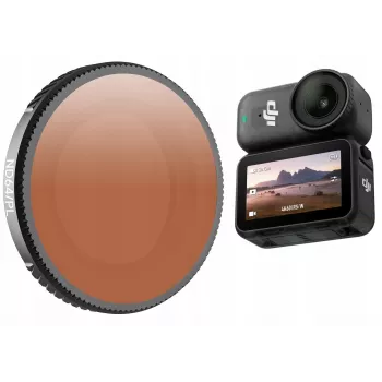 SUNNYLIFE Filtro híbrido 2em1 polarizador PL + cinzento ND64 para DJI Osmo Nano + estojo / On-fi073-64p