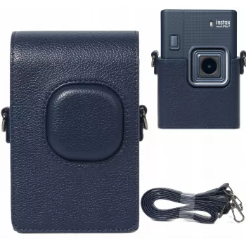 LOVEINSTANT Capa de proteção para Fujifilm Instax Mini LiPlay+, Navy Blue