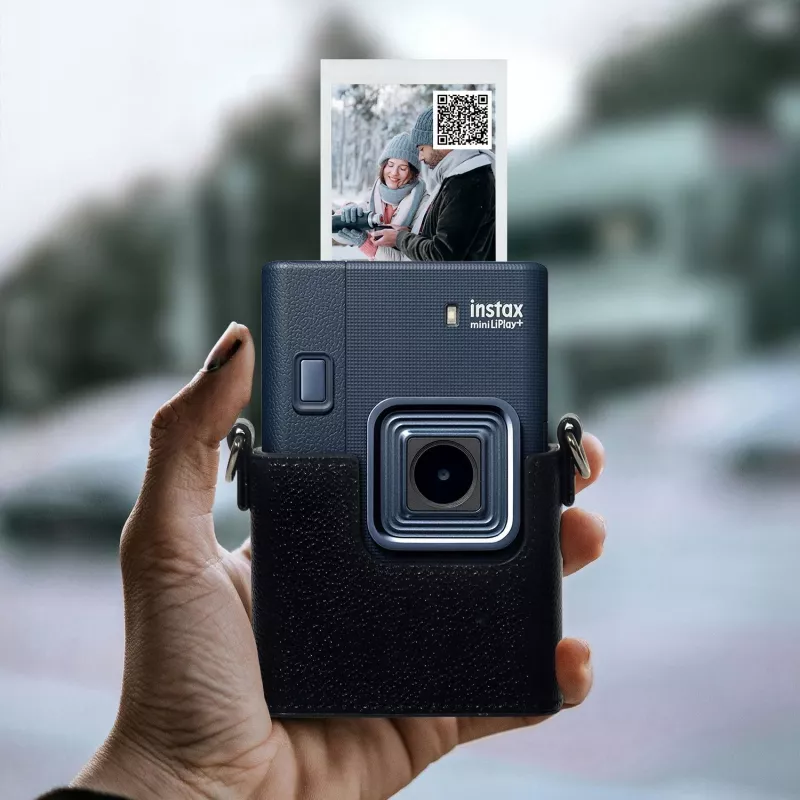LOVEINSTANT Capa protetora para Fujifilm Instax Mini LiPlay+, Navy Blue
