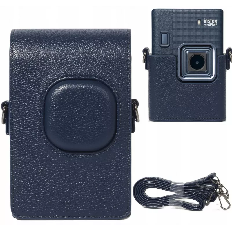 LOVEINSTANT Capa protetora para Fujifilm Instax Mini LiPlay+, Navy Blue