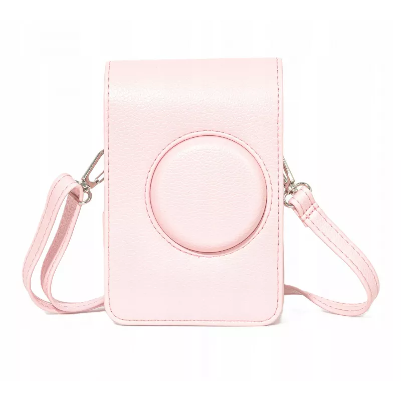 LOVEINSTANT Bolsa capa estojo para Fujifilm Instax Mini Evo rosa vertical