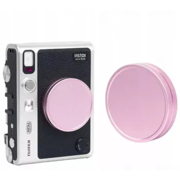 LOVEINSTANT Tampa de proteção para objetiva para Fujifilm Instax Mini Evo - rosa