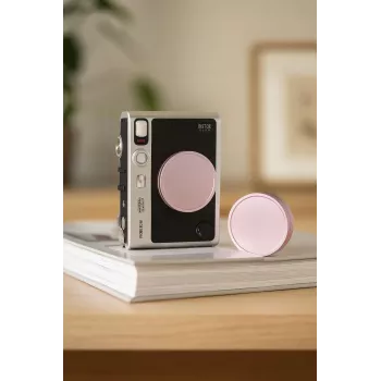 LOVEINSTANT Tampa de proteção para objetiva para Fujifilm Instax Mini Evo - rosa