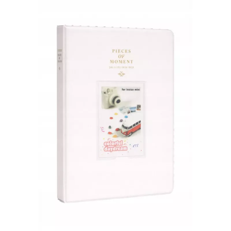 Álbum de fotos LOVEINSTANT para 128 cópias para Fujifilm Instax Mini 99 12 40 11 41 Evo LiPlay Link / Branco
