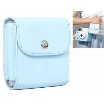 Bolsa de armazenamento de fotos LOVEINSTANT para Fujifilm Instax Square - Azul