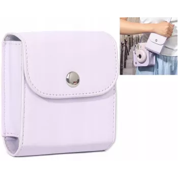 Capa de álbum de fotos LOVEINSTANT para Fujifilm Instax Square e cópias Mini – Roxo, 64 fotos