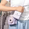 Capa de álbum de fotos LOVEINSTANT para Fujifilm Instax Square e cópias Mini – Roxo, 64 fotos