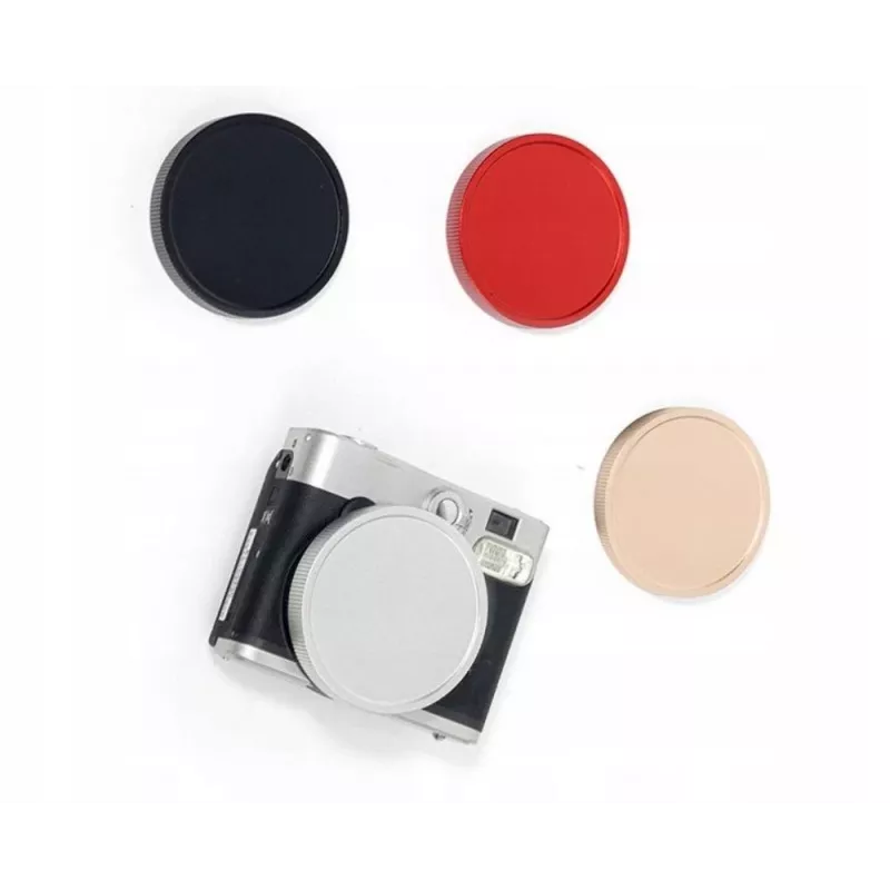 Tampa de objetiva protetora LOVEINSTANT para Fujifilm Instax Mini 90 - Vermelho