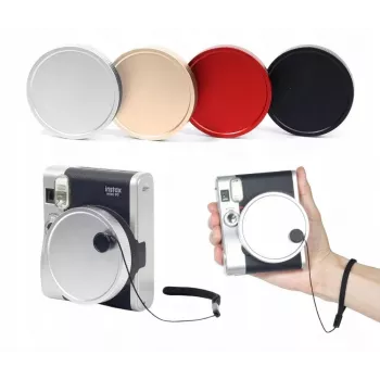 Tampa de objetiva protetora LOVEINSTANT para Fujifilm Instax Mini 90 Neo Classic - Prateado