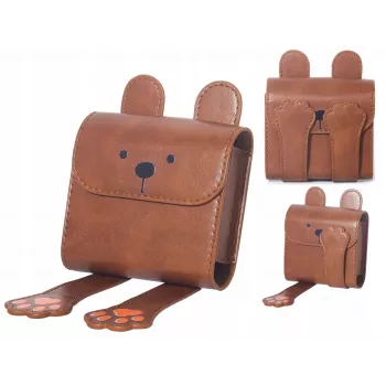 Álbum de fotos LOVEINSTANT para Fujifilm Instax Square e Mini - Design urso castanho, 64 fotos