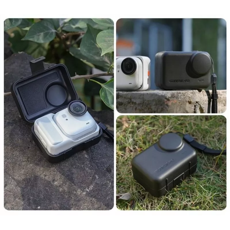 Estojo rígido SUNNYLIFE para câmara Insta360 GO Ultra - Preto (GU-SN135-D)