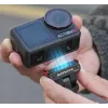 Suporte magnético de libertação rápida SUNNYLIFE com ficha de aparelho frio e rosca de 1/4 polegadas para DJI Osmo Action 5 Pro / 4 / 3 / 2 - Preto