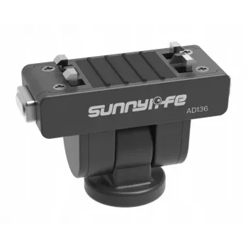 Suporte magnético de libertação rápida SUNNYLIFE com parafuso de 1/4 polegadas para Insta360 X4, X3, Ace Pro e mais - Preto (AD136-D)