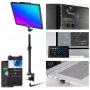 NEEWER Painel de Luz LED de Vídeo RGB GL1C 48W com Tripé de Luz Ajustável, CRI≥97, Comando Remoto 2,4G e Controlo por App para Streaming e Gaming