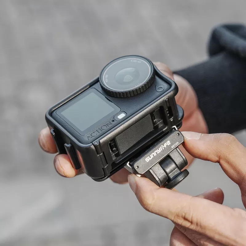 SUNNYLIFE Suporte de Armação + Quebra-luz para DJI Osmo Action 6 / OA6-BK143-D