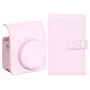 LOVEINSTANT Bolsa para Câmara e Conjunto com Álbum de Fotos para Fujifilm Instax Mini 13 - Rosa