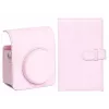 LOVEINSTANT Bolsa para Câmara e Conjunto com Álbum de Fotos para Fujifilm Instax Mini 13 - Rosa