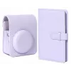 LOVEINSTANT Bolsa para Câmara e Conjunto com Álbum de Fotos para Fujifilm Instax Mini 13 - Lilás
