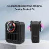PULUZ 2x Protetor de Lente em Vidro Temperado para GoPro Max 2 - Moldura Preta