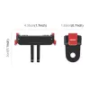 PULUZ Adaptador de Montagem Magnético de Libertação Rápida para DJI Osmo Action 6 / Nano / Suporte GoPro PU1070B