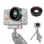 PULUZ Objetiva Grande Angular FOV Boost 185° para DJI Osmo Action 6 / Vidro HD / PU1103