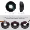 PULUZ Objetiva Grande Angular FOV Boost 185° para DJI Osmo Action 6 / Vidro HD / PU1103