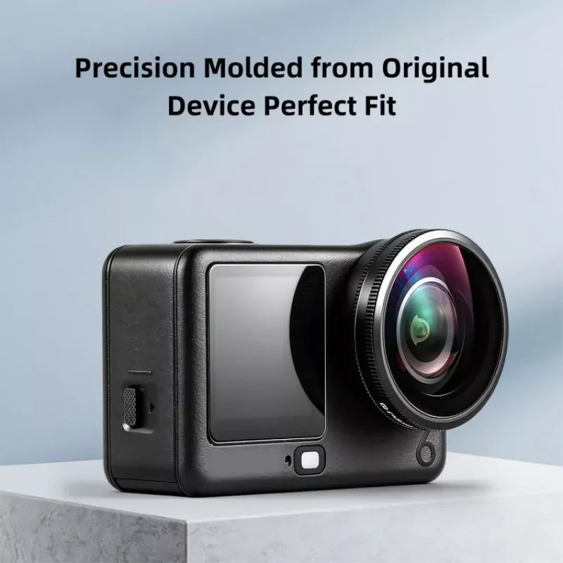 PULUZ Objetiva Grande Angular FOV Boost 185° para DJI Osmo Action 6 / Vidro HD / PU1103
