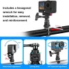 PULUZ PU796B Suporte de Guiador 360° para Mota/Bicicleta para GoPro SJCAM Xiaomi DJI