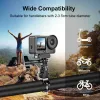 PULUZ PU796B Suporte de Guiador 360° para Mota/Bicicleta para GoPro SJCAM Xiaomi DJI