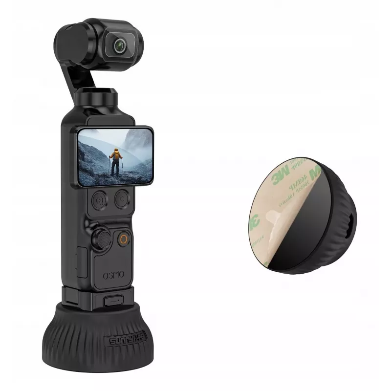 SUNNYLIFE OP4-DZ166-D Suporte com base adesiva para DJI Osmo Pocket 3 / 4