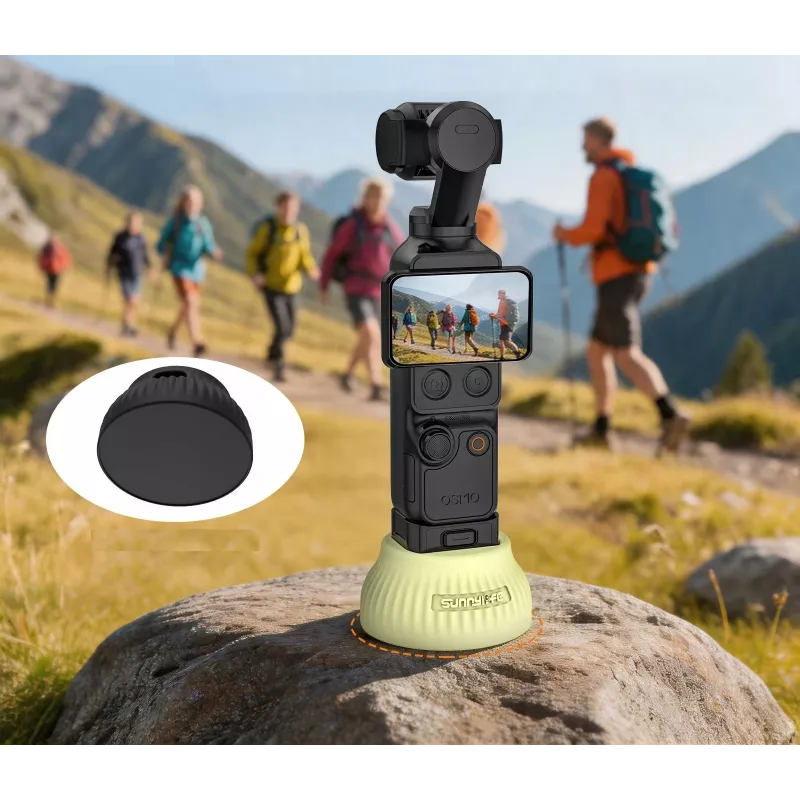 SUNNYLIFE OP4-DZ166-D Suporte com base adesiva para DJI Osmo Pocket 3 / 4