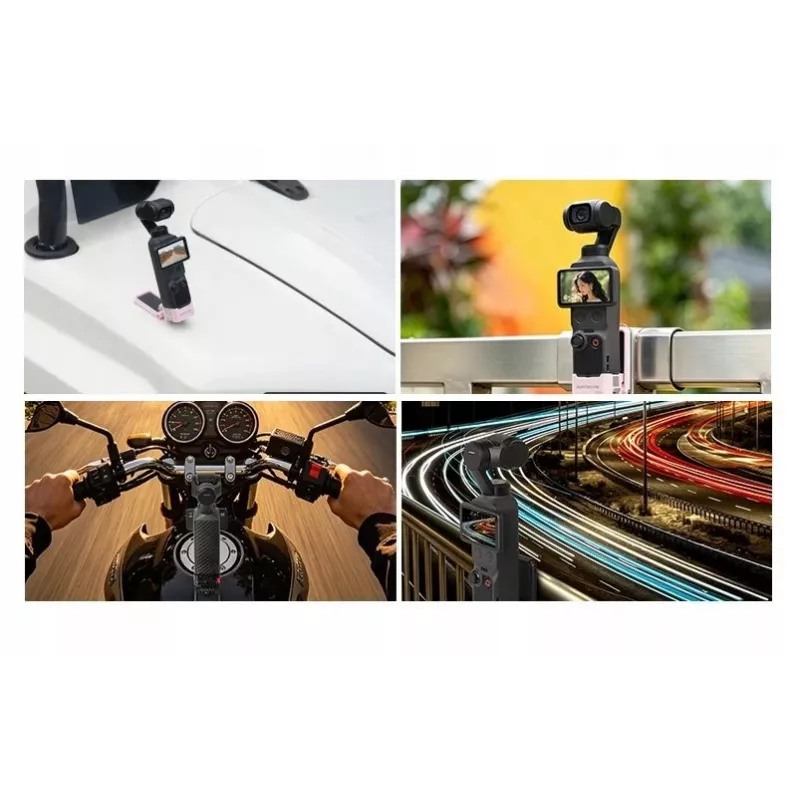 SUNNYLIFE Adaptador de Montagem Magnético 1/4 de Polegada para DJI Osmo Pocket 3 - Preto