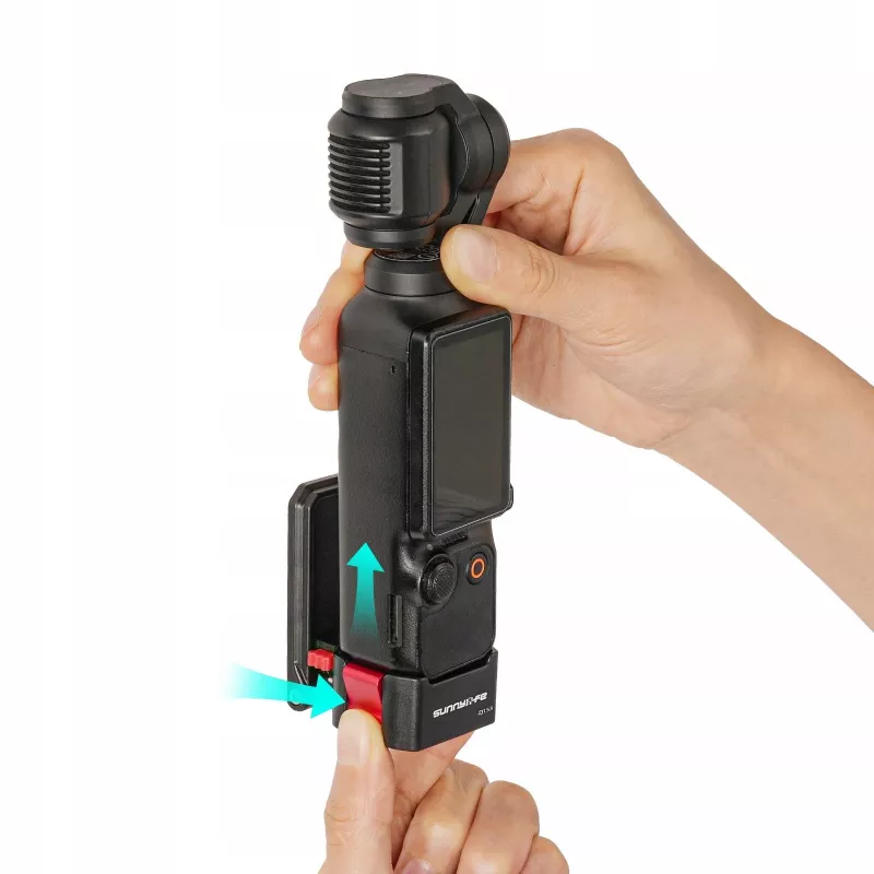 SUNNYLIFE Adaptador de Montagem Magnético 1/4 de Polegada para DJI Osmo Pocket 3 - Preto