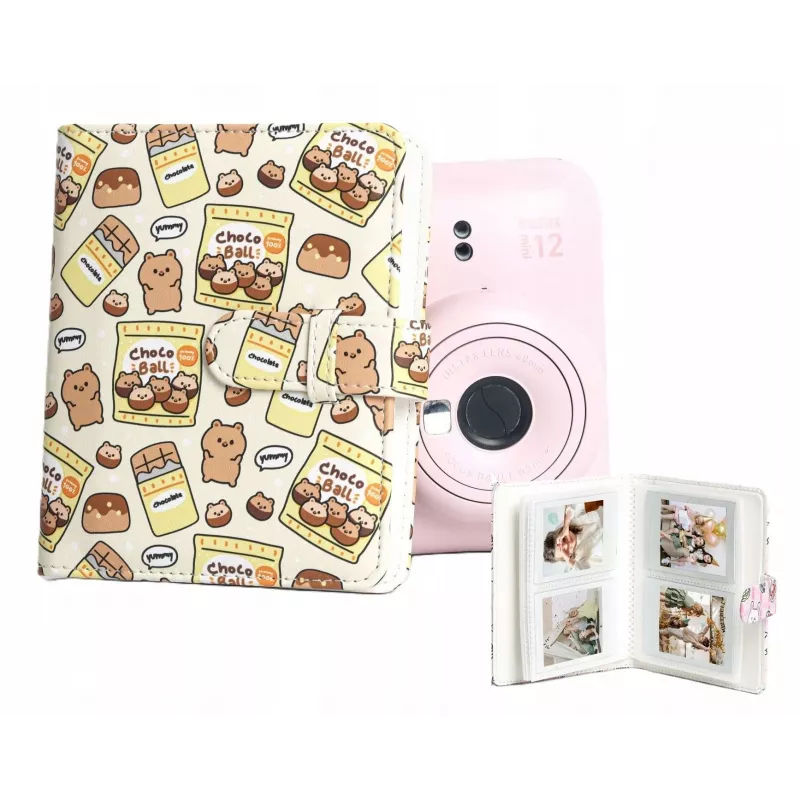 LOVEINSTANT Álbum de Fotos 64 Fotos para Fujifilm Instax Mini 99 41 12 40 11 Evo Liplay Link / Ursos de Chocolate