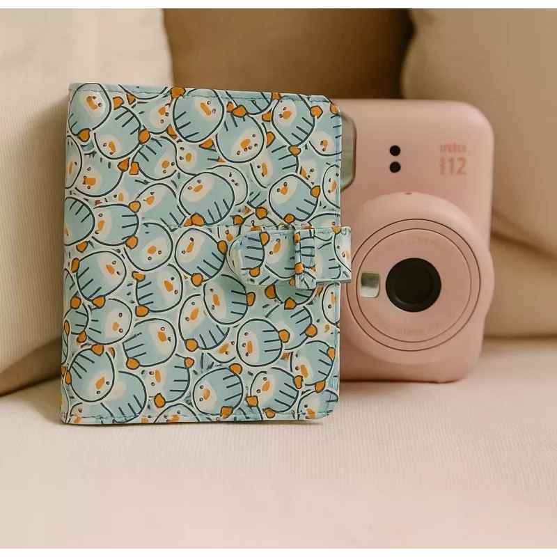 LOVEINSTANT Álbum de Fotos 64x para Fujifilm Instax Mini 99 41 12 40 11 Evo Liplay Link / Pinguins Azuis