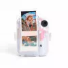 LOVEINSTANT Conjunto 2 em 1 Capa Bolsa Estojo para Fuji Instax Mini 12 Caixa de Armazenamento de Fotos Transparente Shimmer