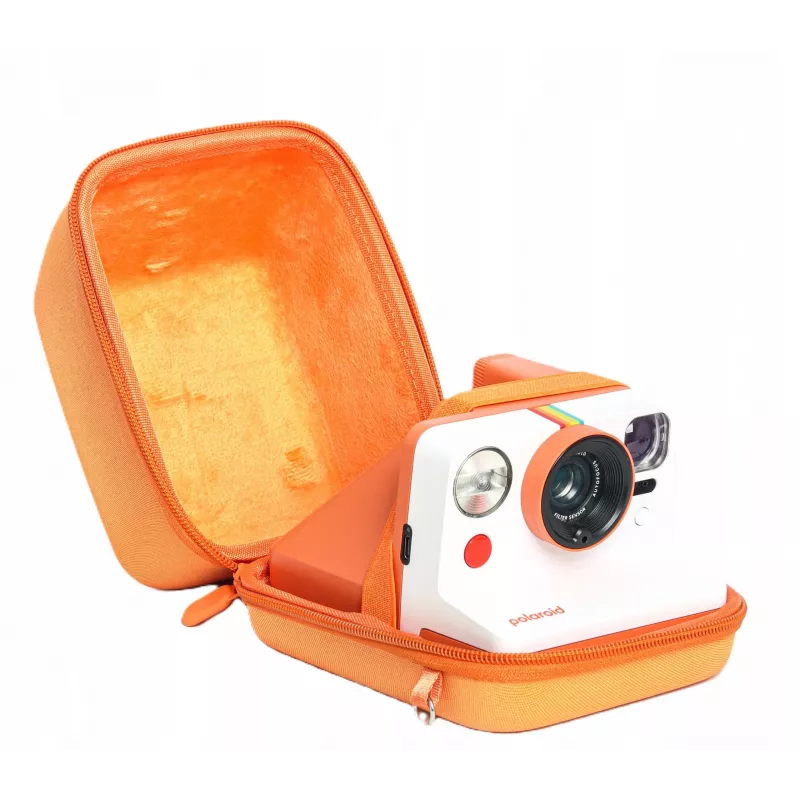 LOVEINSTANT Bolsa de transporte protetora para Polaroid Now, Now+, Onestep+, VF 2 - laranja