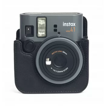 LOVEINSTANT Capa bolsa para Fujifilm Instax Mini 41 + álbum de fotografias para 96 fotos / preto