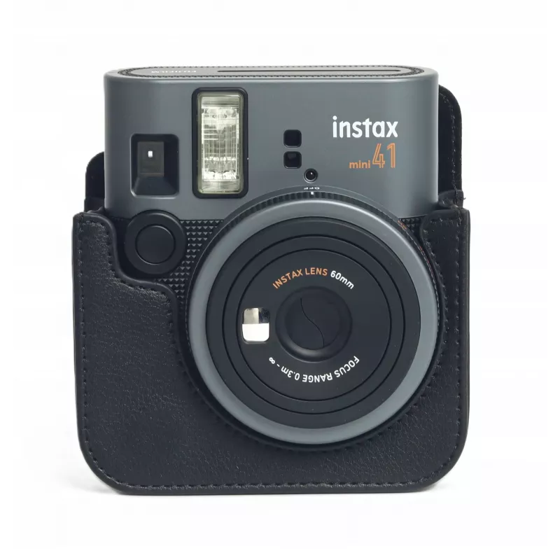 LOVEINSTANT Capa bolsa para Fujifilm Instax Mini 41 + álbum de fotografias para 96 fotos / preto