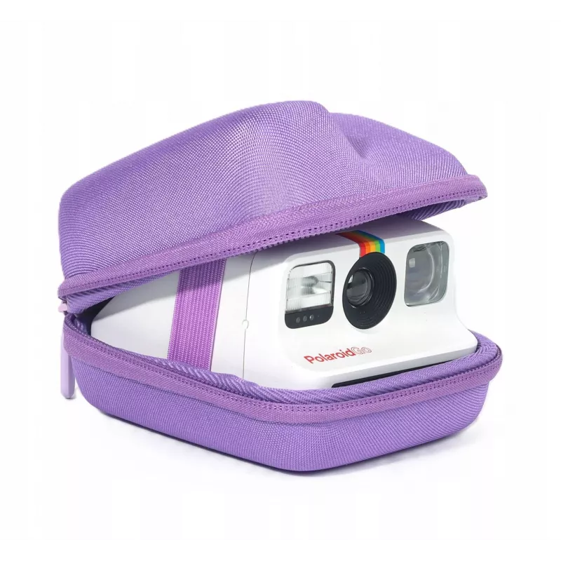 LOVEINSTANT Bolsa rígida EVA para câmara para Polaroid Go - lilás