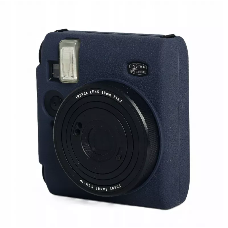 LOVEINSTANT Capa protetora de silicone para Fujifilm Instax Mini 99 - azul-marinho