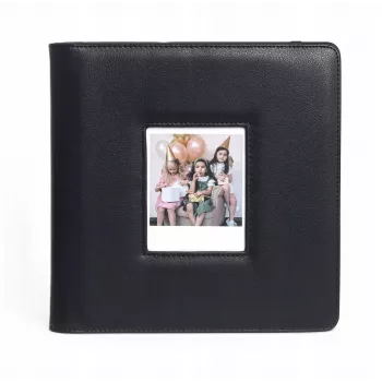 LOVEINSTANT Álbum de fotografias para 288 fotos, compatível com Fuji Instax Wide 400/300, Polaroid 600/Now, preto