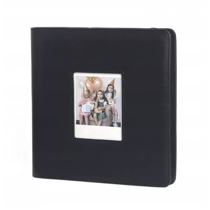 LOVEINSTANT Álbum de fotografias para 288 fotos, compatível com Fuji Instax Wide 400/300, Polaroid 600/Now, preto