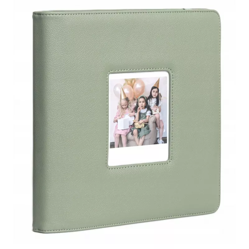 LOVEINSTANT Álbum de fotografias para 288 fotos, compatível com Fuji Instax Wide 400/300, Polaroid 600/Now, verde