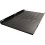 RACKTEL RL-P1000S Prateleira fixa 19 polegadas 1U profundidade 1000mm capacidade de carga 80kg preto